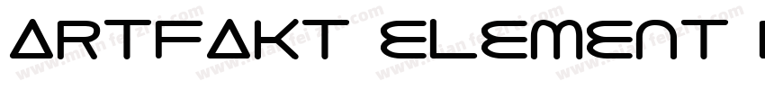 artfakt element bold字体转换